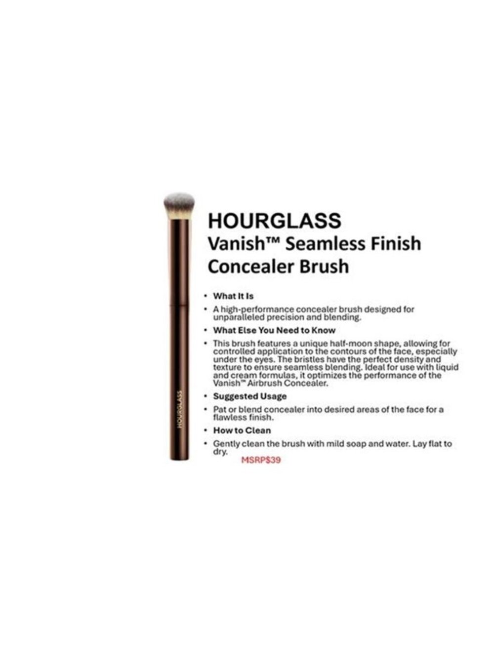 Hourglass Vegan Brush Set – Veil, Ambient Lighting, Softglow NWT - Picture 12 of 12